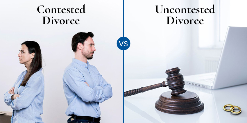 contested and uncontested divorce